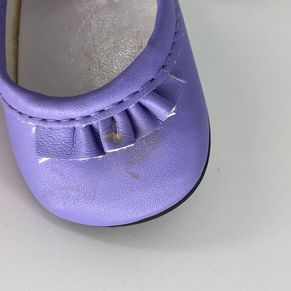 Authentic American Girl Doll Lilac / Purple Shoes / Flats for 18 inch Dolls GUC - Picture 11 of 14